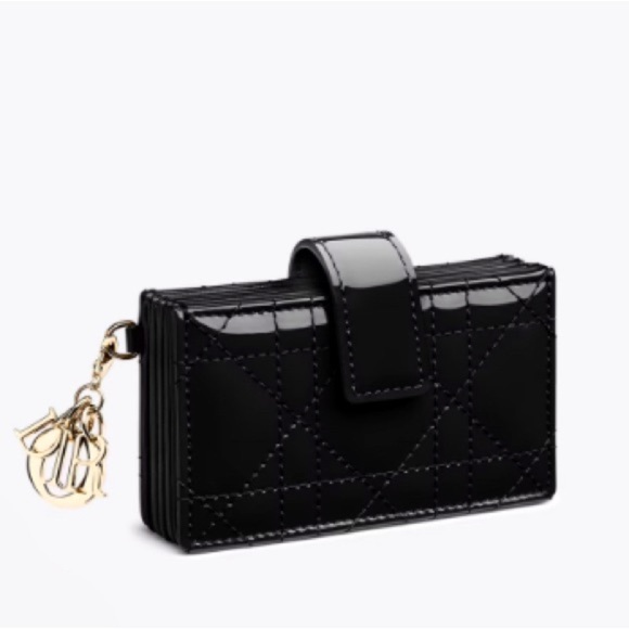 Lady Dior Jasmine Card Holder with dust bag NWT - Picture 1 of 13